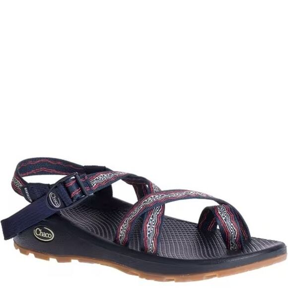 Chaco Men 8 Tri Navy Z/Cloud 2 Sport Sandal Strappy Trail Hiking Outdoor OS28-21 - Picture 1 of 8
